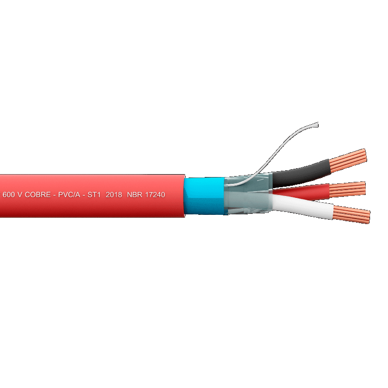 Cabo p/ Sistema de Alarme de Incêndio 600 V